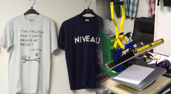 individueller T-Shirt Druck
